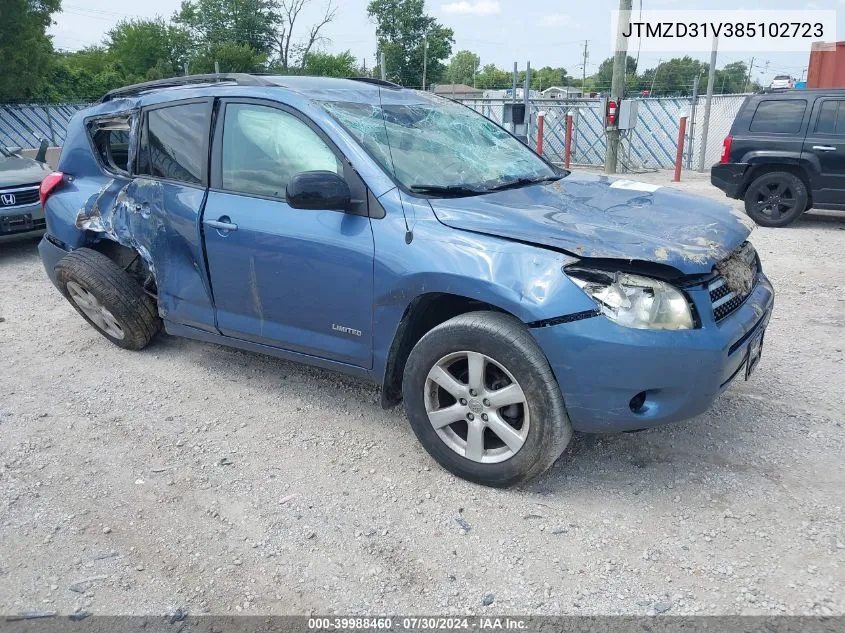 JTMZD31V385102723 2008 Toyota Rav4 Limited