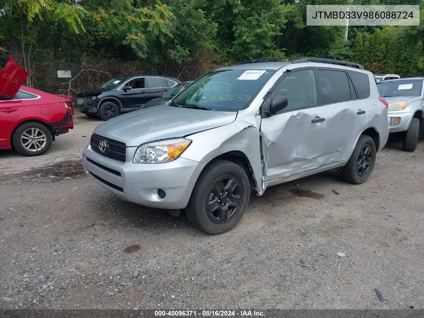 JTMBD33V986088724 2008 Toyota Rav4