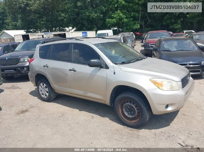 JTMZD33V085104037 2008 Toyota Rav4