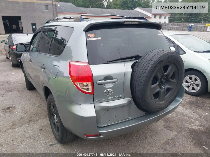 JTMBD33V285214119 2008 Toyota Rav4