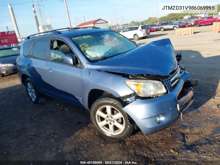 JTMZD31V986069995 2008 Toyota Rav4 Limited