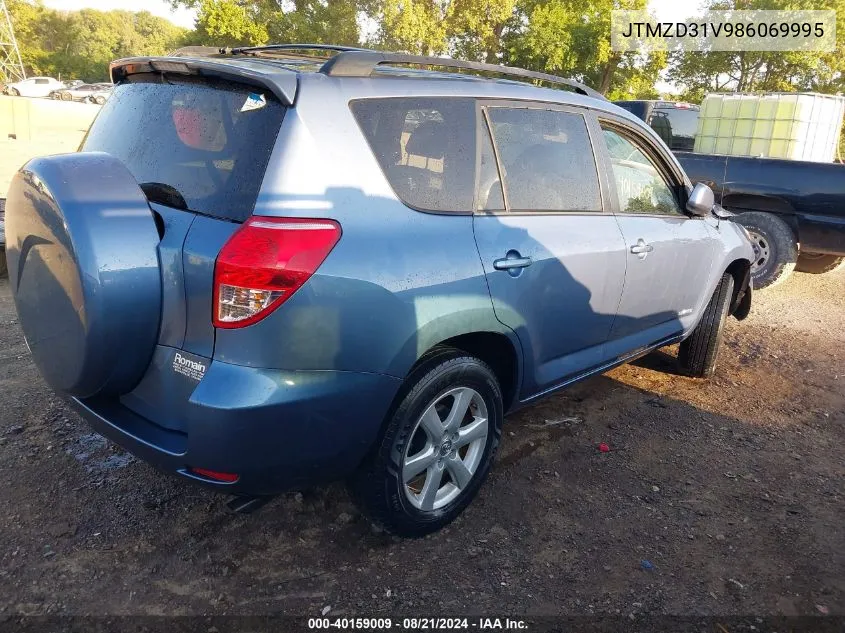 2008 Toyota Rav4 Limited VIN: JTMZD31V986069995 Lot: 40159009