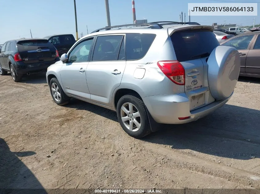 JTMBD31V586064133 2008 Toyota Rav4 Limited