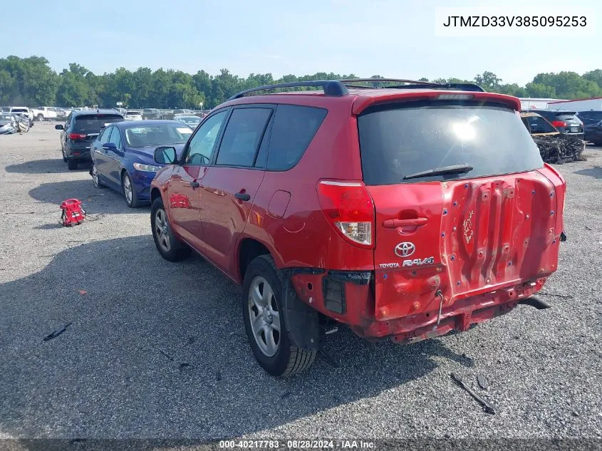 2008 Toyota Rav4 VIN: JTMZD33V385095253 Lot: 40217783