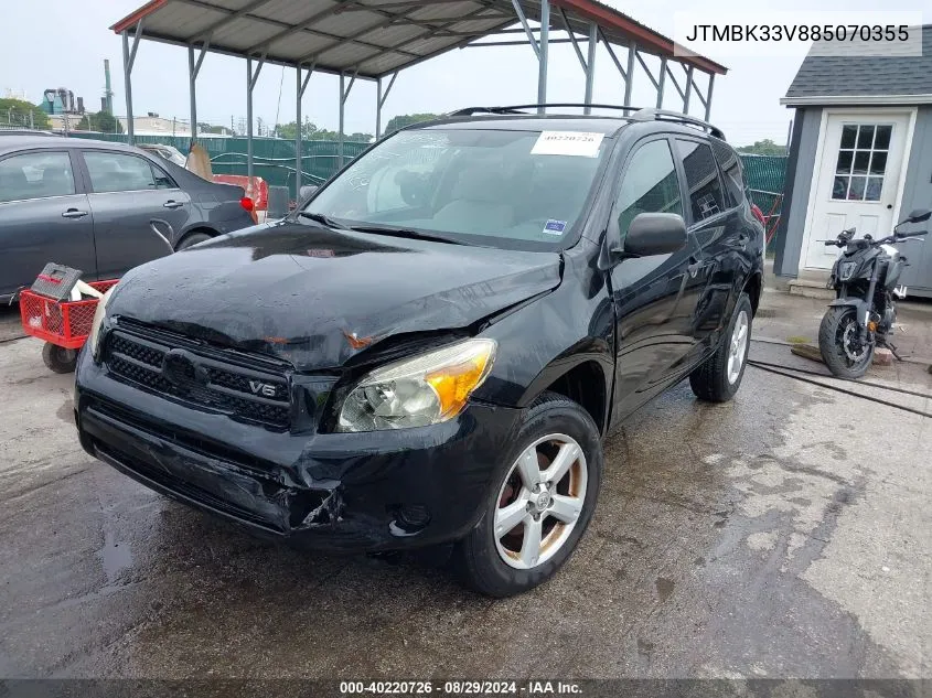 JTMBK33V885070355 2008 Toyota Rav4 Base V6