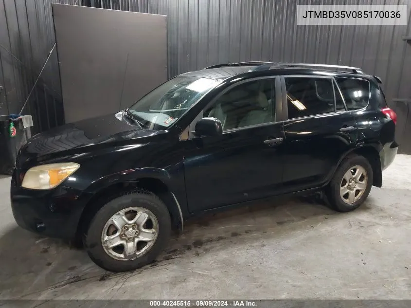 JTMBD35V085170036 2008 Toyota Rav4