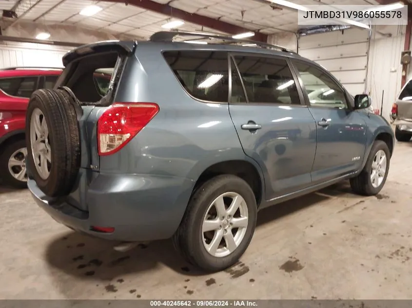 JTMBD31V986055578 2008 Toyota Rav4 Limited