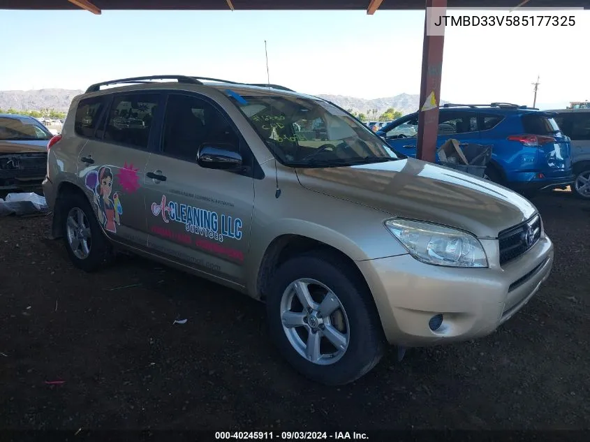 JTMBD33V585177325 2008 Toyota Rav4