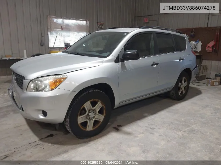 JTMBD33V886074278 2008 Toyota Rav4