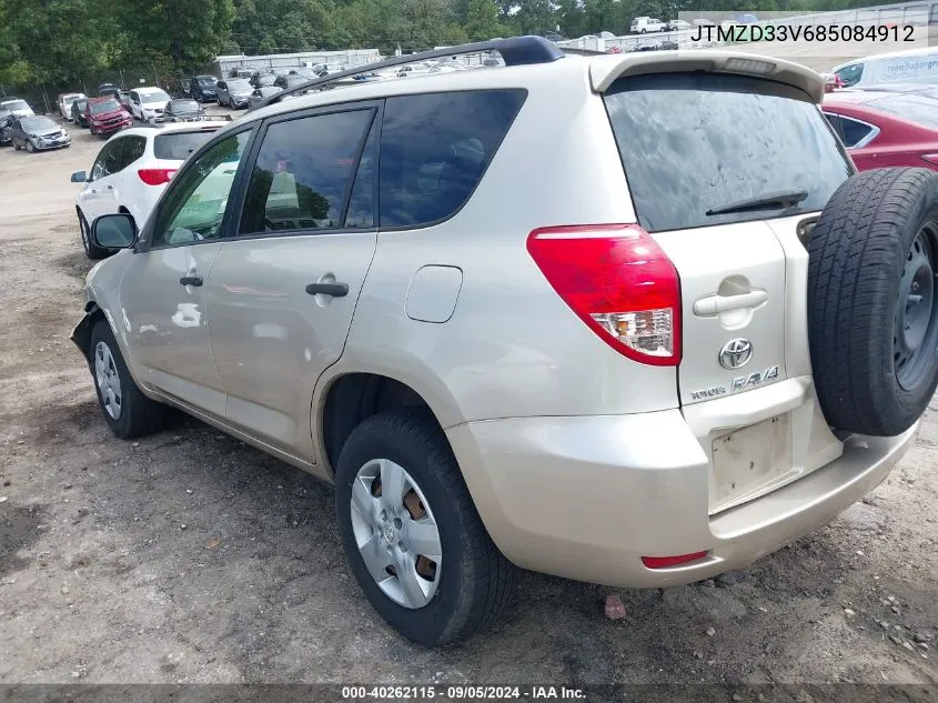 JTMZD33V685084912 2008 Toyota Rav4