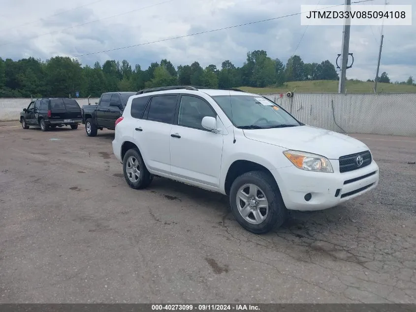 JTMZD33V085094108 2008 Toyota Rav4