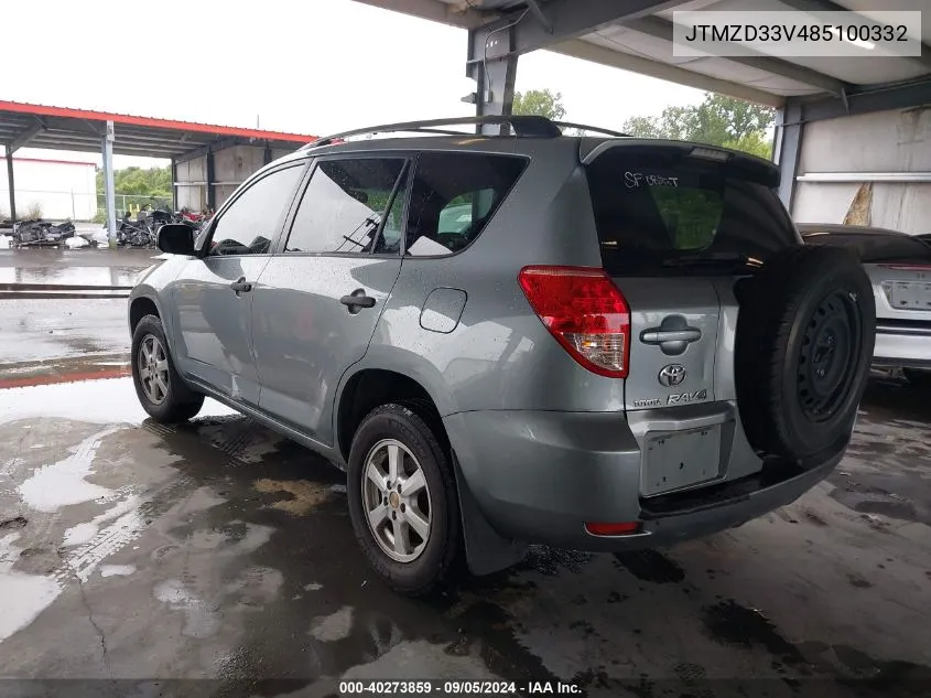 JTMZD33V485100332 2008 Toyota Rav4