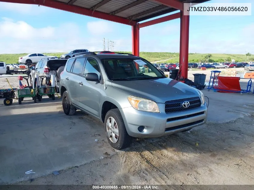 2008 Toyota Rav4 VIN: JTMZD33V486056620 Lot: 40300655