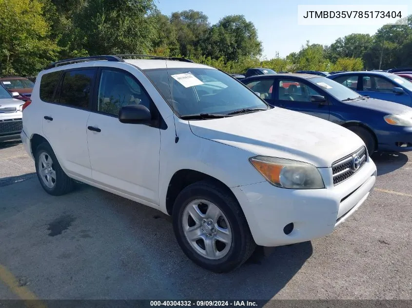 2008 Toyota Rav4 VIN: JTMBD35V785173404 Lot: 40304332