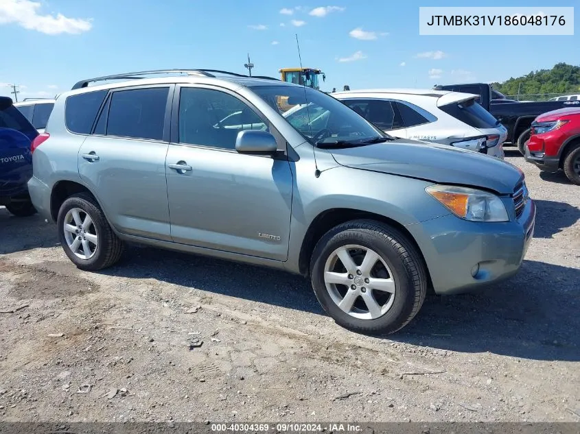 2008 Toyota Rav4 Limited V6 VIN: JTMBK31V186048176 Lot: 40304369