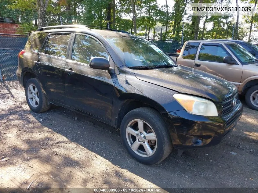 2008 Toyota Rav4 VIN: JTMZD35VX85111039 Lot: 40308965