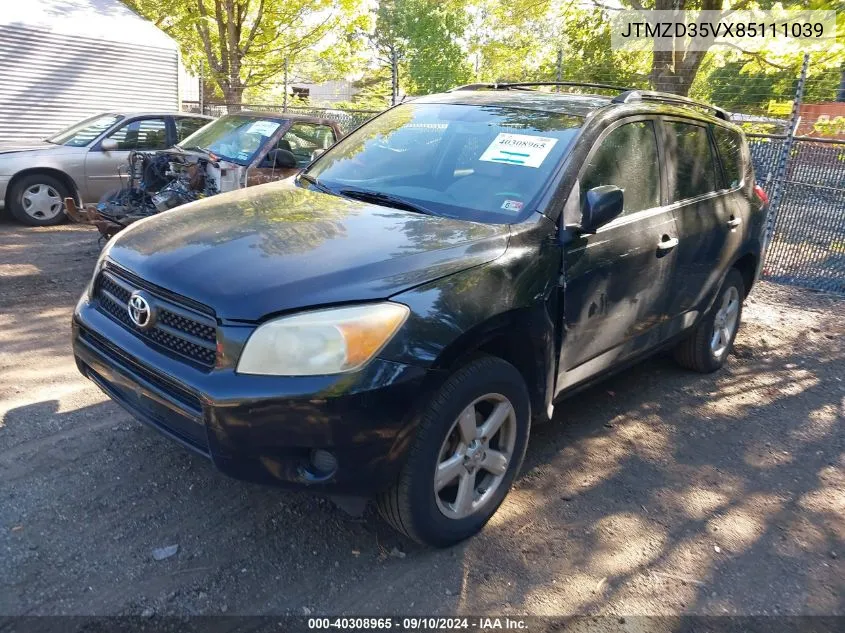 JTMZD35VX85111039 2008 Toyota Rav4