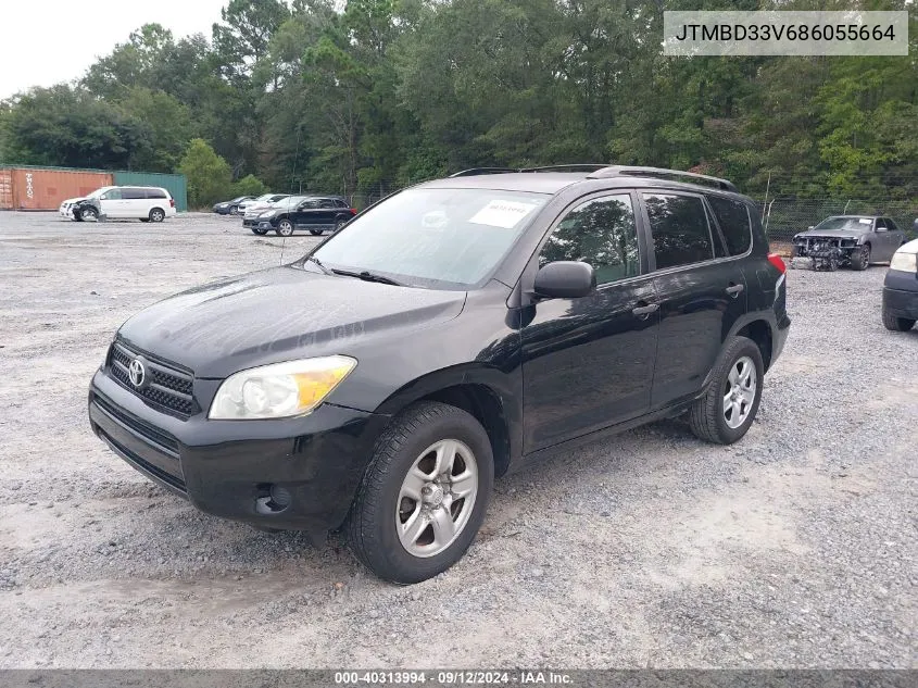 2008 Toyota Rav4 VIN: JTMBD33V686055664 Lot: 40313994