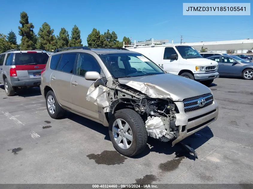 2008 Toyota Rav4 Limited VIN: JTMZD31V185105541 Lot: 40324460