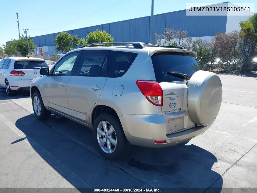 2008 Toyota Rav4 Limited VIN: JTMZD31V185105541 Lot: 40324460