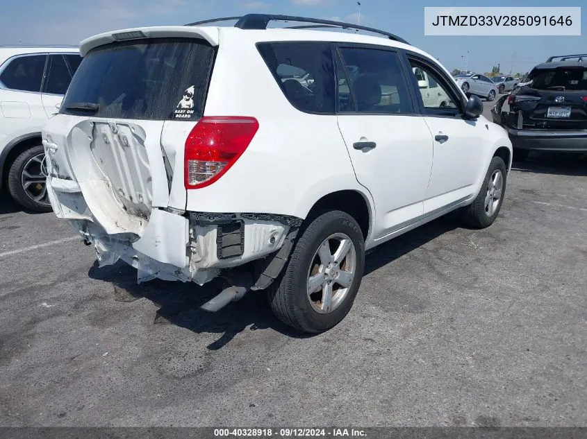 JTMZD33V285091646 2008 Toyota Rav4