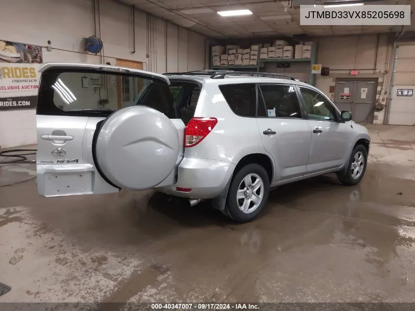 JTMBD33VX85205698 2008 Toyota Rav4