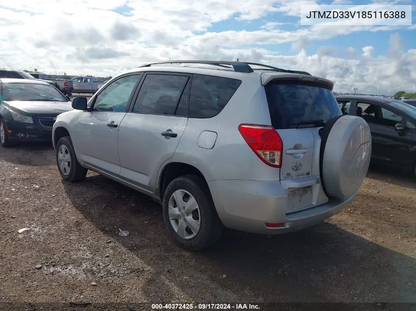 JTMZD33V185116388 2008 Toyota Rav4