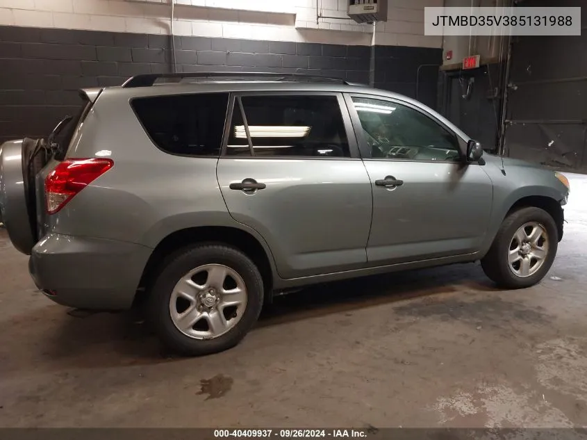 2008 Toyota Rav4 VIN: JTMBD35V385131988 Lot: 40409937