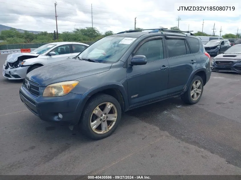 JTMZD32V185080719 2008 Toyota Rav4 Sport