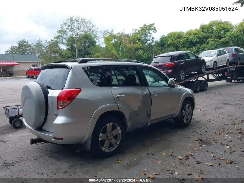 JTMBK32V085051624 2008 Toyota Rav4 Sport V6