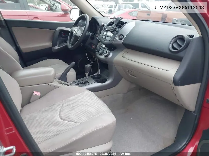 JTMZD33VX85112548 2008 Toyota Rav4