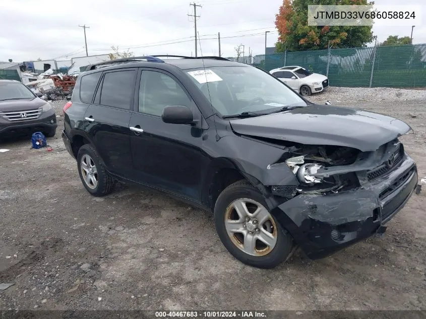 2008 Toyota Rav4 VIN: JTMBD33V686058824 Lot: 40467683