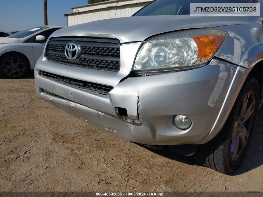 2008 Toyota Rav4 Sport VIN: JTMZD32V285105708 Lot: 40502655