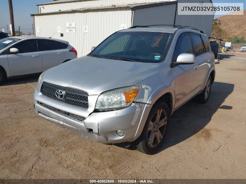 2008 Toyota Rav4 Sport VIN: JTMZD32V285105708 Lot: 40502655