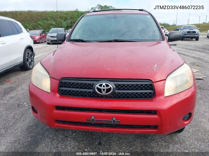 JTMZD33V486072235 2008 Toyota Rav4