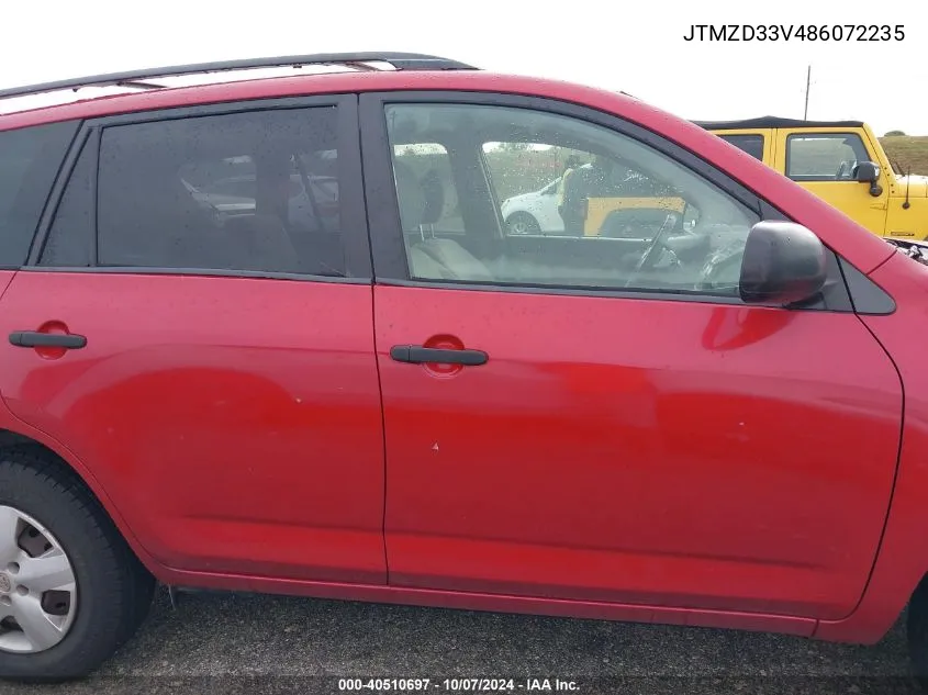 JTMZD33V486072235 2008 Toyota Rav4