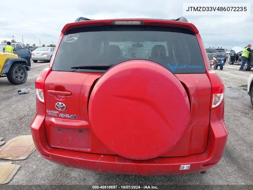 JTMZD33V486072235 2008 Toyota Rav4