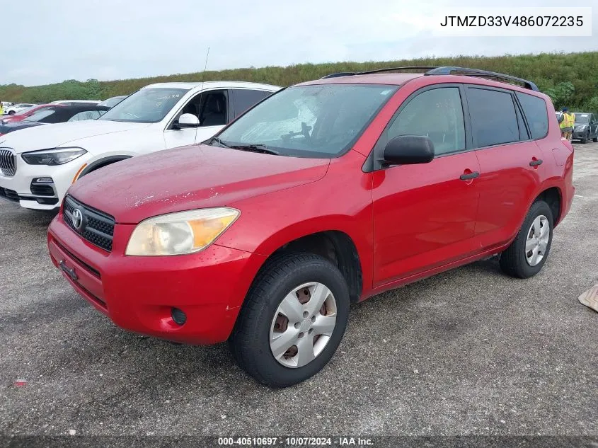 JTMZD33V486072235 2008 Toyota Rav4