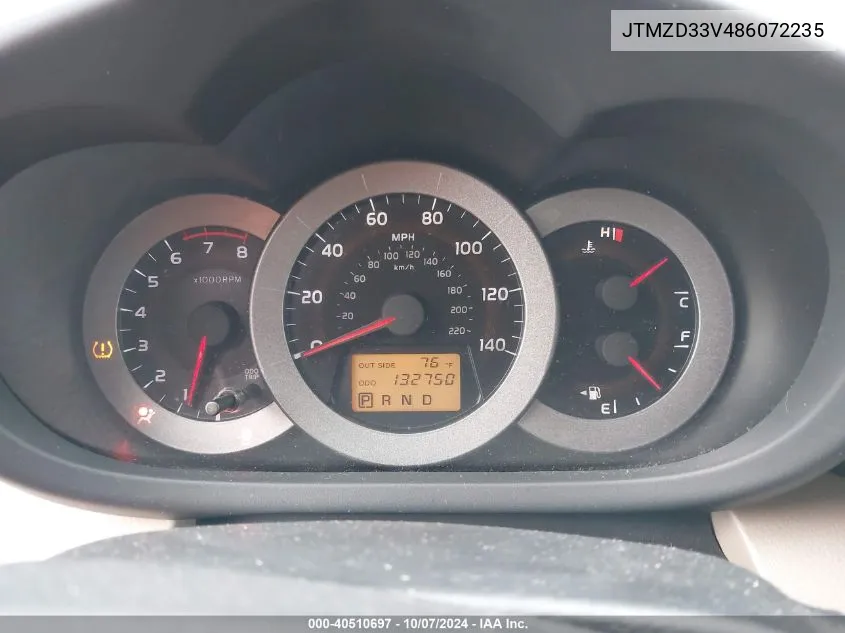 JTMZD33V486072235 2008 Toyota Rav4