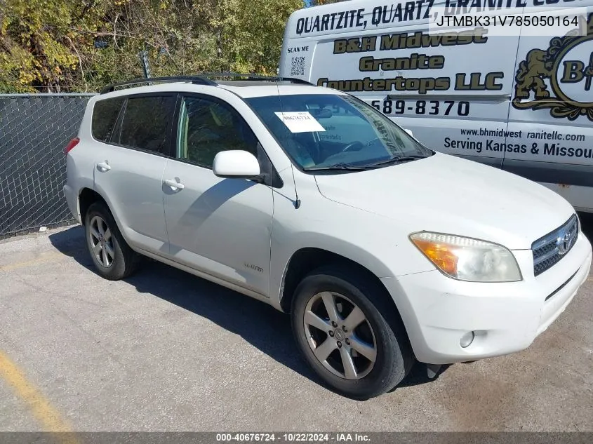 2008 Toyota Rav4 Limited V6 VIN: JTMBK31V785050164 Lot: 40676724