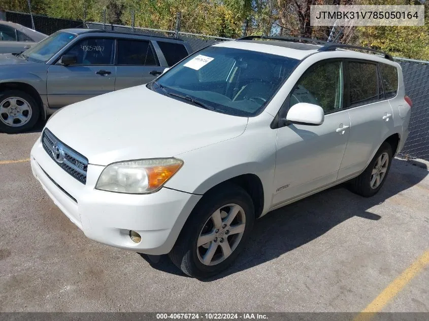 2008 Toyota Rav4 Limited V6 VIN: JTMBK31V785050164 Lot: 40676724