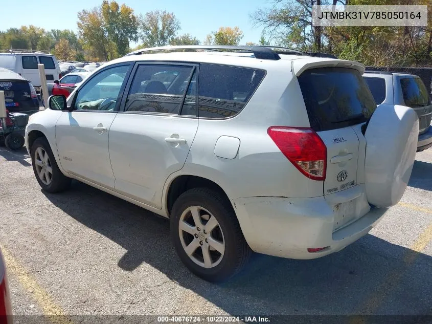 2008 Toyota Rav4 Limited V6 VIN: JTMBK31V785050164 Lot: 40676724