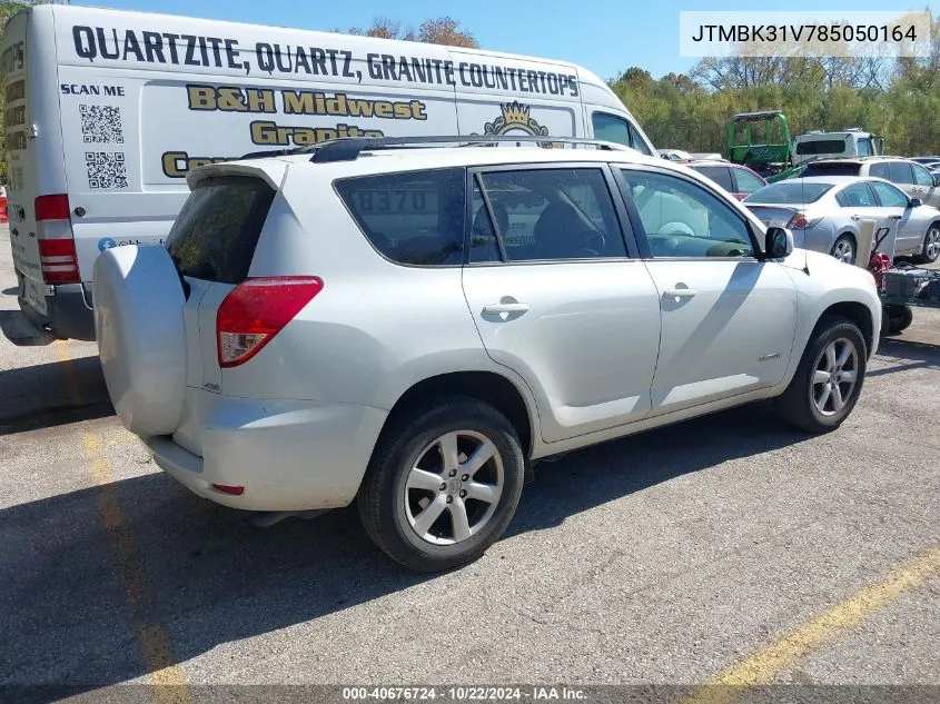 2008 Toyota Rav4 Limited V6 VIN: JTMBK31V785050164 Lot: 40676724