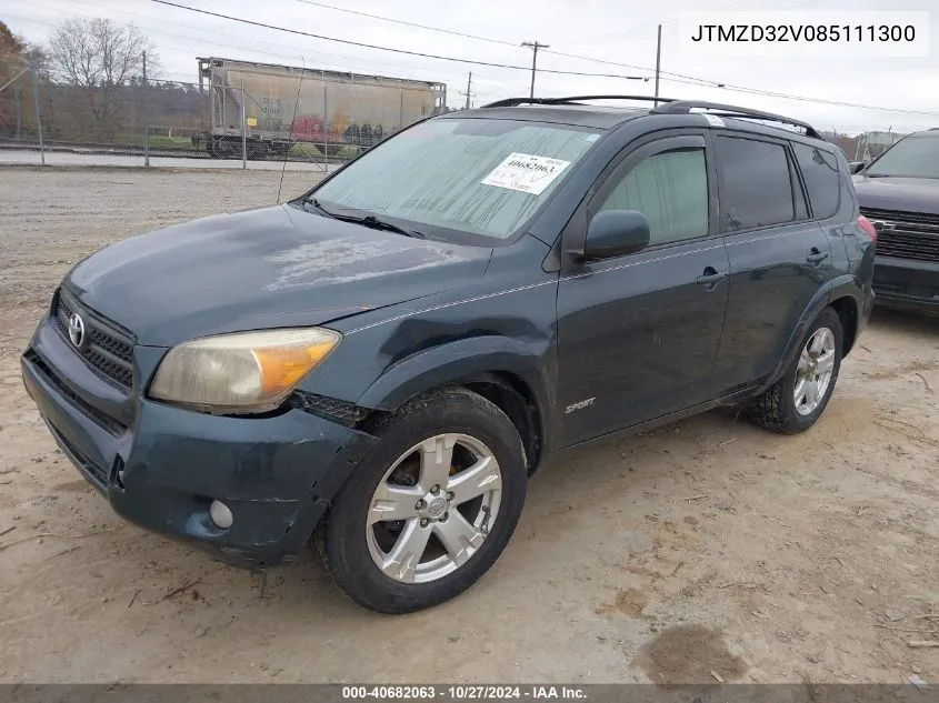 JTMZD32V085111300 2008 Toyota Rav4 Sport