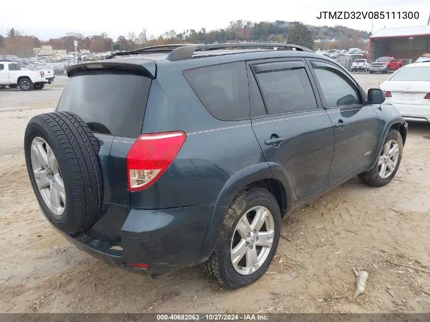 JTMZD32V085111300 2008 Toyota Rav4 Sport