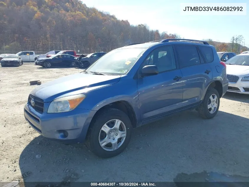 2008 Toyota Rav4 VIN: JTMBD33V486082992 Lot: 40684307