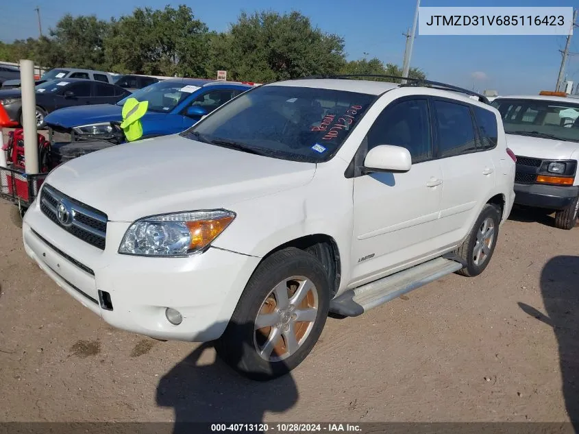 2008 Toyota Rav4 Limited VIN: JTMZD31V685116423 Lot: 40713120