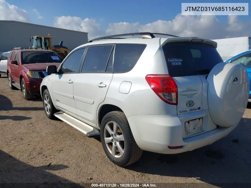 2008 Toyota Rav4 Limited VIN: JTMZD31V685116423 Lot: 40713120