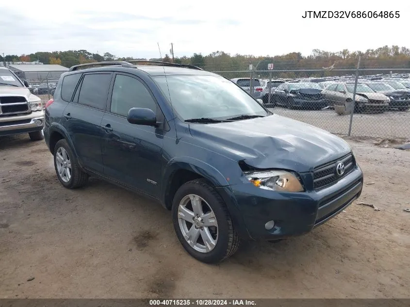 JTMZD32V686064865 2008 Toyota Rav4 Sport