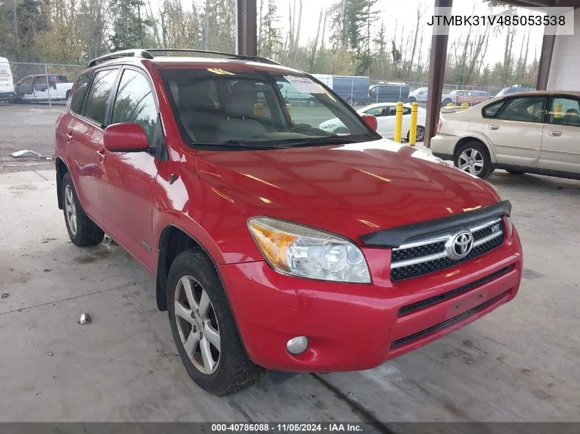 2008 Toyota Rav4 Limited V6 VIN: JTMBK31V485053538 Lot: 40786088